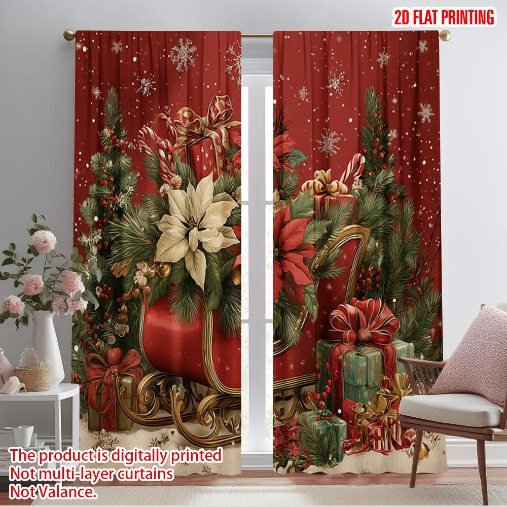2pcs,2D plane printing Minimalist Curtains Sled Filled with Gifts Versatile Polyester (without rod) Gifts Use for Bedroom, 52.50×116.00 CM 2pcs
2pcs,2D plane printing Minimalist Curtains Sled Filled with Gifts Versatile Polyester (without rod) Gifts Use for Bedroom, 52.50×116.00 CM 2pcs
