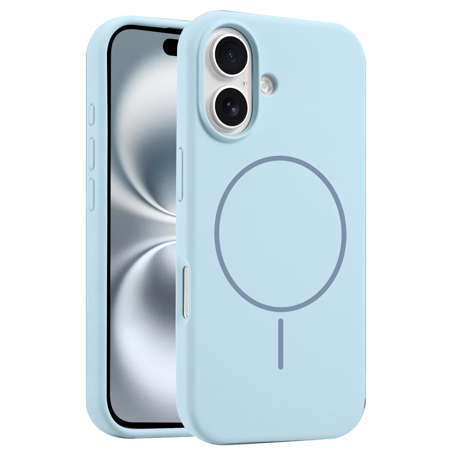 Чохол для iPhone 16 Plus, сумісний із кришкою MagSafe Liquid Silicone Anti-Drop Phone Cover Blue
Чохол для iPhone 16 Plus, сумісний із кришкою MagSafe Liquid Silicone Anti-Drop Phone Cover Blue