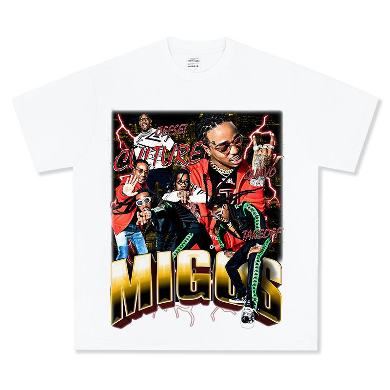 Migos Culture Graphic TShirt Unisex Oversized Hip Hop Streetwear Cotton Casual Vintage Tee Rapper Fans Fashion Loose Top 4XL
Migos Culture Graphic TShirt Unisex Oversized Hip Hop Streetwear Cotton Casual Vintage Tee Rapper Fans Fashion Loose Top 4XL