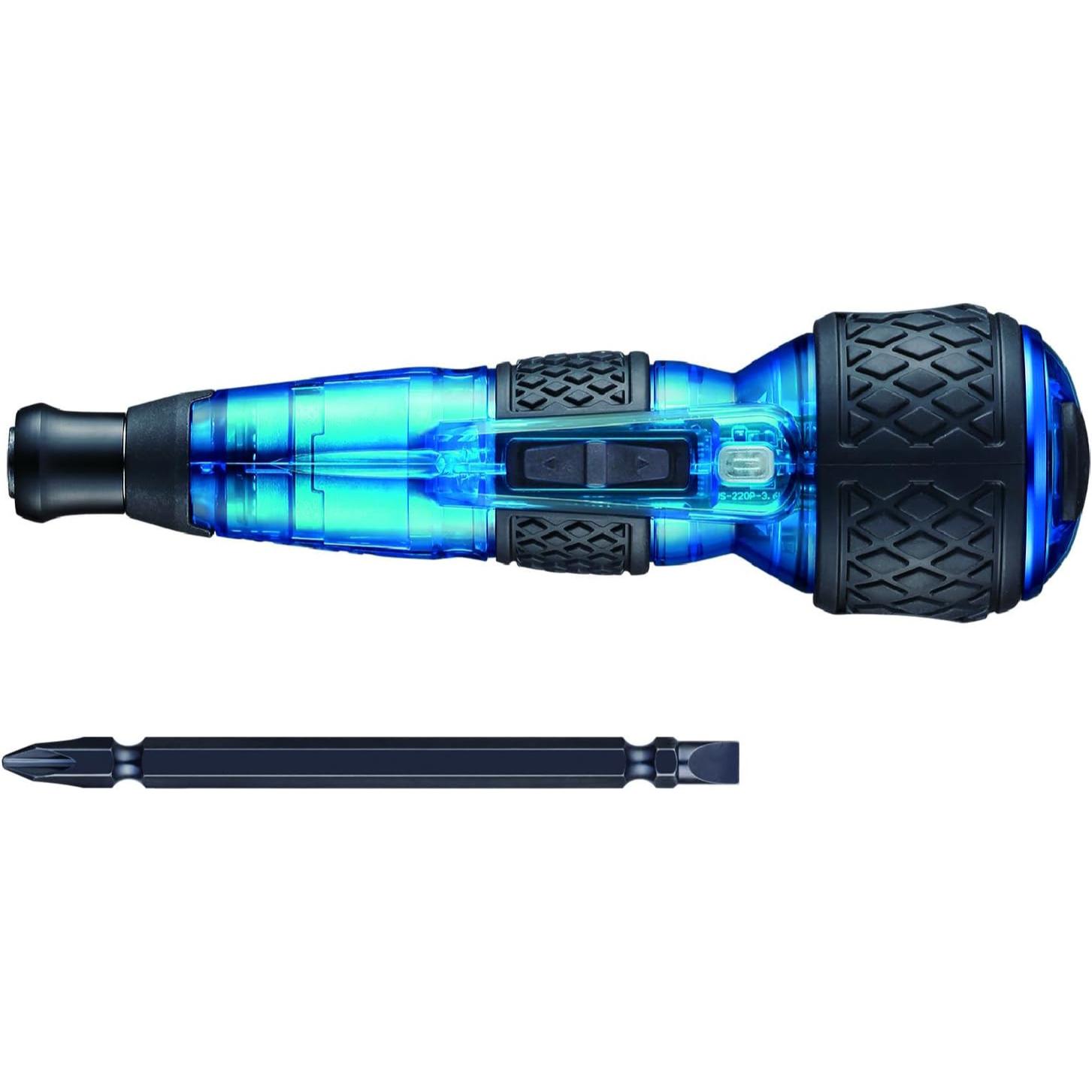 VESSEL Electric Ball Grip Driver Plus Galaxy 3-ступенчатый режим переключения Ограниченный цвет Синий 1 бит в комплекте 220USB-P1GBL Подлинный оригинал из Японии синий
VESSEL Electric Ball Grip Driver Plus Galaxy 3-ступенчатый режим переключения Ограниченный цвет Синий 1 бит в комплекте 220USB-P1GBL Подлинный оригинал из Японии синий