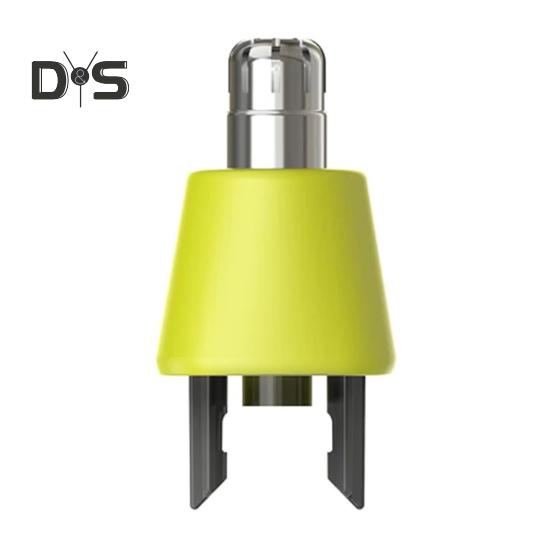 Сменная головка триммера для волос в носу для QP25 QP26 PRO65 PRO66, вращающаяся на 360 ° насадка для удаления волос из носа из нержавеющей стали, аксессуары зелёный