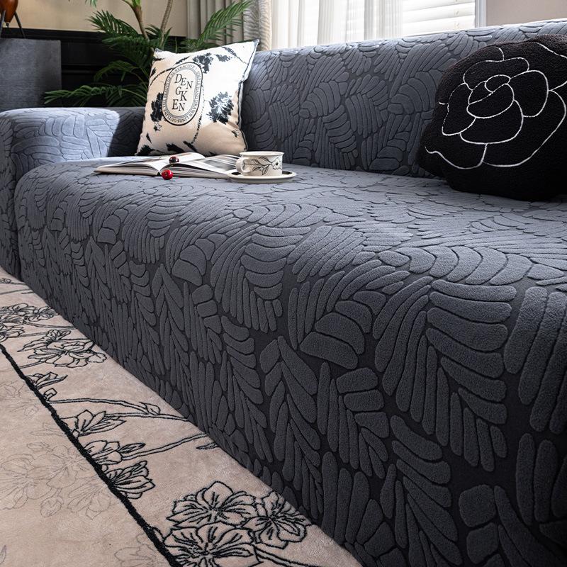 Four Seasons Universal Fashion Jacquard Velvet Lazy Sofa Cover Simple Windproof Anti Slip Anti Cat Scratch Anti Dust All Inclusive Sofa Cover 90-140cm
Four Seasons Universal Fashion Jacquard Velvet Lazy Sofa Cover Simple Windproof Anti Slip Anti Cat Scratch Anti Dust All Inclusive Sofa Cover 90-140cm