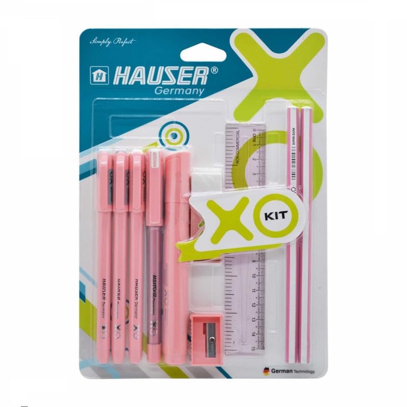 Flair Hauser XO Writing Stationery Kit | A Complete Writing Kit | Gift Set for Kids Students & Office | Combination Set 1 Count (Pack of 10)
Flair Hauser XO Writing Stationery Kit | A Complete Writing Kit | Gift Set for Kids Students & Office | Combination Set 1 Count (Pack of 10)