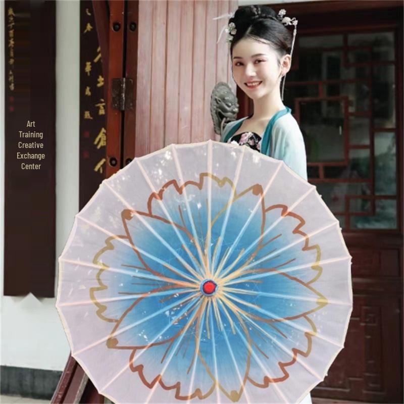 Jiangnan Jasmine Dance Craft Umbrella - Transparent T-stage Performance and Decorative Props, Ancient Style Dai Dance Umbrella. 70cm - Solid Wood Rod жасмін/білий
Jiangnan Jasmine Dance Craft Umbrella - Transparent T-stage Performance and Decorative Props, Ancient Style Dai Dance Umbrella. 70cm - Solid Wood Rod жасмін/білий