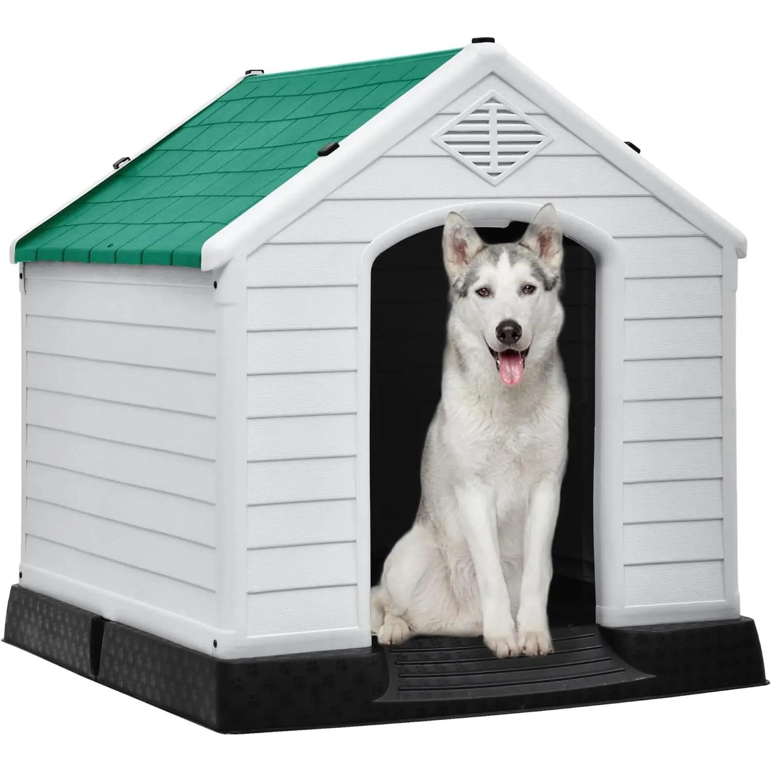 Большая уличная собачья будка, пластиковая собачья будка с вентиляционными отверстиями и гвоздями, изолированный водостойкий приют для щенков
Большая уличная собачья будка, пластиковая собачья будка с вентиляционными отверстиями и гвоздями, изолированный водостойкий приют для щенков