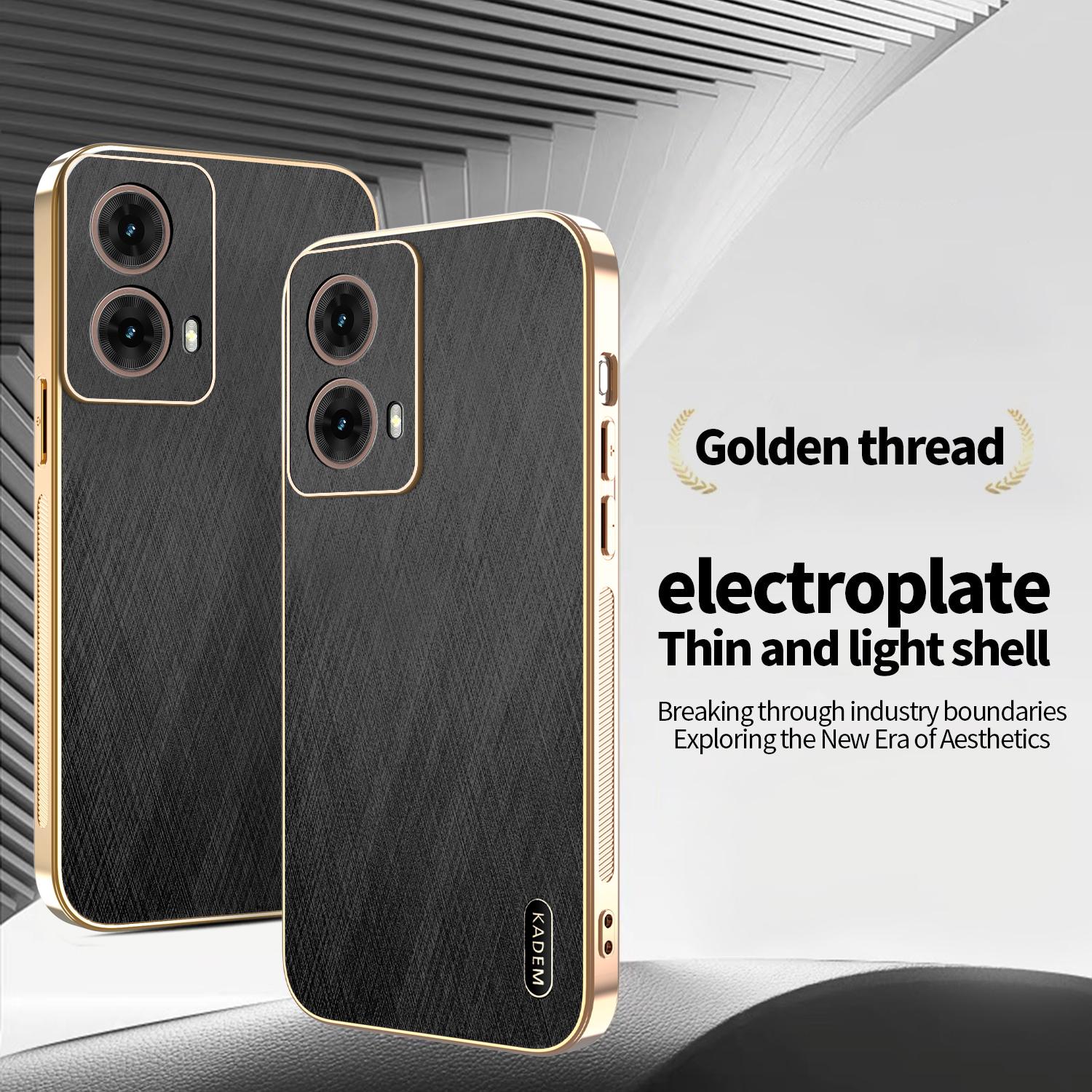 KADEM For Motorola Moto G85 5G Case Electroplating Silk Texture PU+TPU Phone Back Cover Green
KADEM For Motorola Moto G85 5G Case Electroplating Silk Texture PU+TPU Phone Back Cover Green