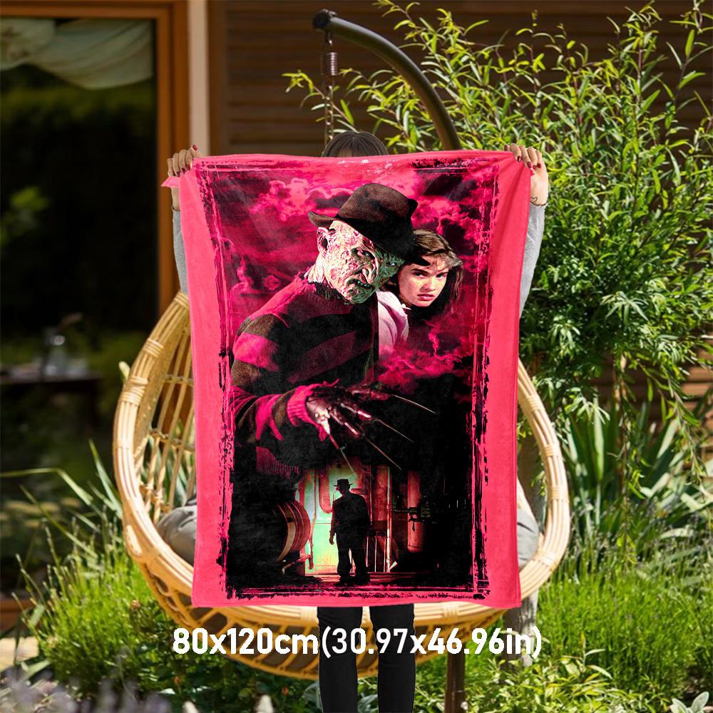 1pc Freddy Krueger,Horror,Nightmare Blanket Throw Blanket,Soft Bedding Cover,Flannel Blankets, Travel,Camping,All Seasons Use 102797 80x120cm
1pc Freddy Krueger,Horror,Nightmare Blanket Throw Blanket,Soft Bedding Cover,Flannel Blankets, Travel,Camping,All Seasons Use 102797 80x120cm