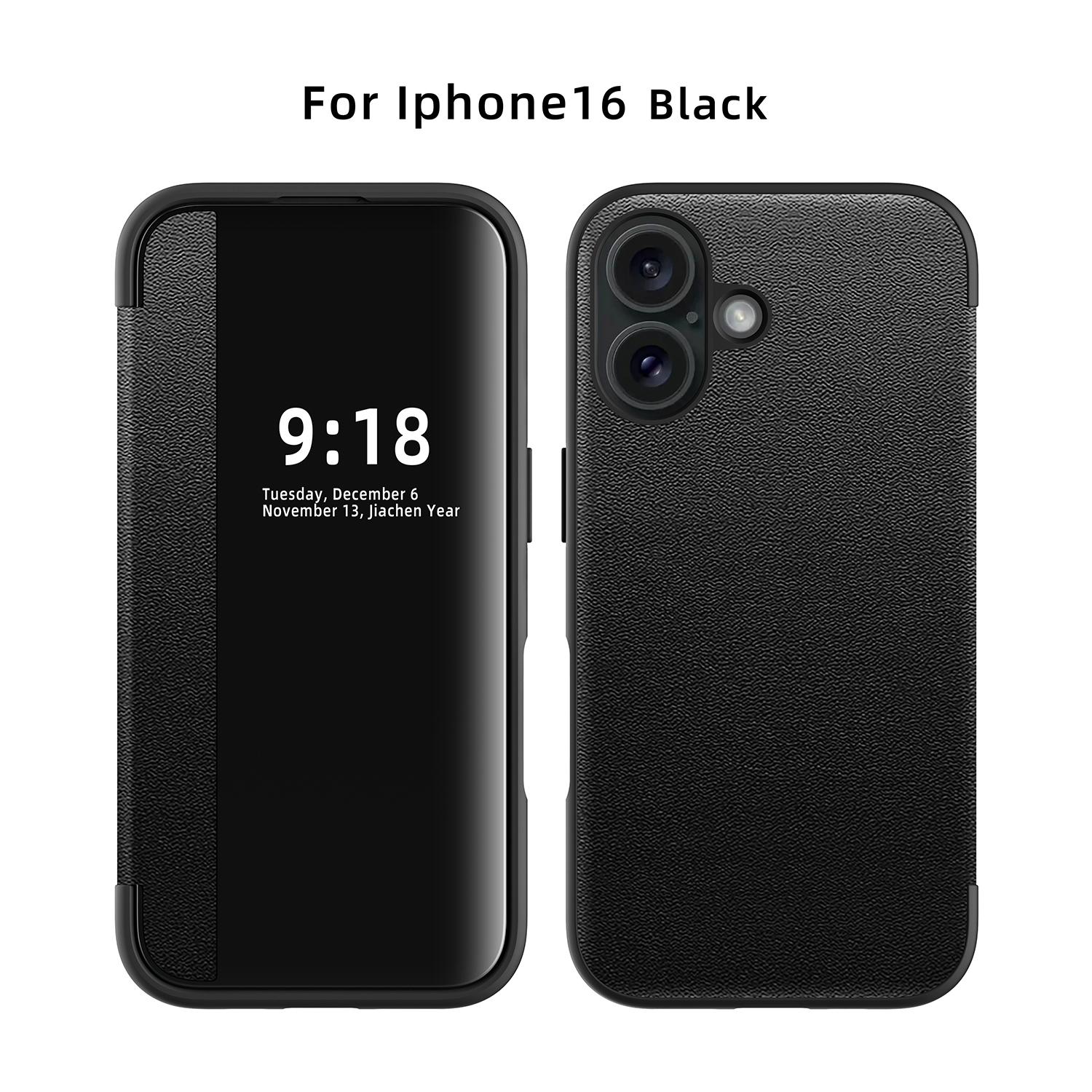 Чехол-книжка из кожи Business Smart View для iPhone 16 15 14 13 12 11 Pro X XS XR Max 8 7 Plus SE, защита объектива, противоударный чехол For iPhone 15 Plus чёрный
Чехол-книжка из кожи Business Smart View для iPhone 16 15 14 13 12 11 Pro X XS XR Max 8 7 Plus SE, защита объектива, противоударный чехол For iPhone 15 Plus чёрный