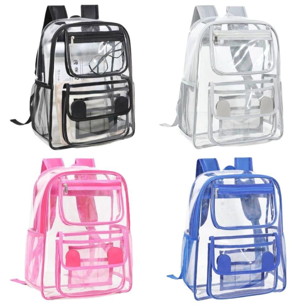 Zipper Transparent Backpack Waterproof Outdoor Sport Bag Fashion Students School Bag Travel синий
Zipper Transparent Backpack Waterproof Outdoor Sport Bag Fashion Students School Bag Travel синий