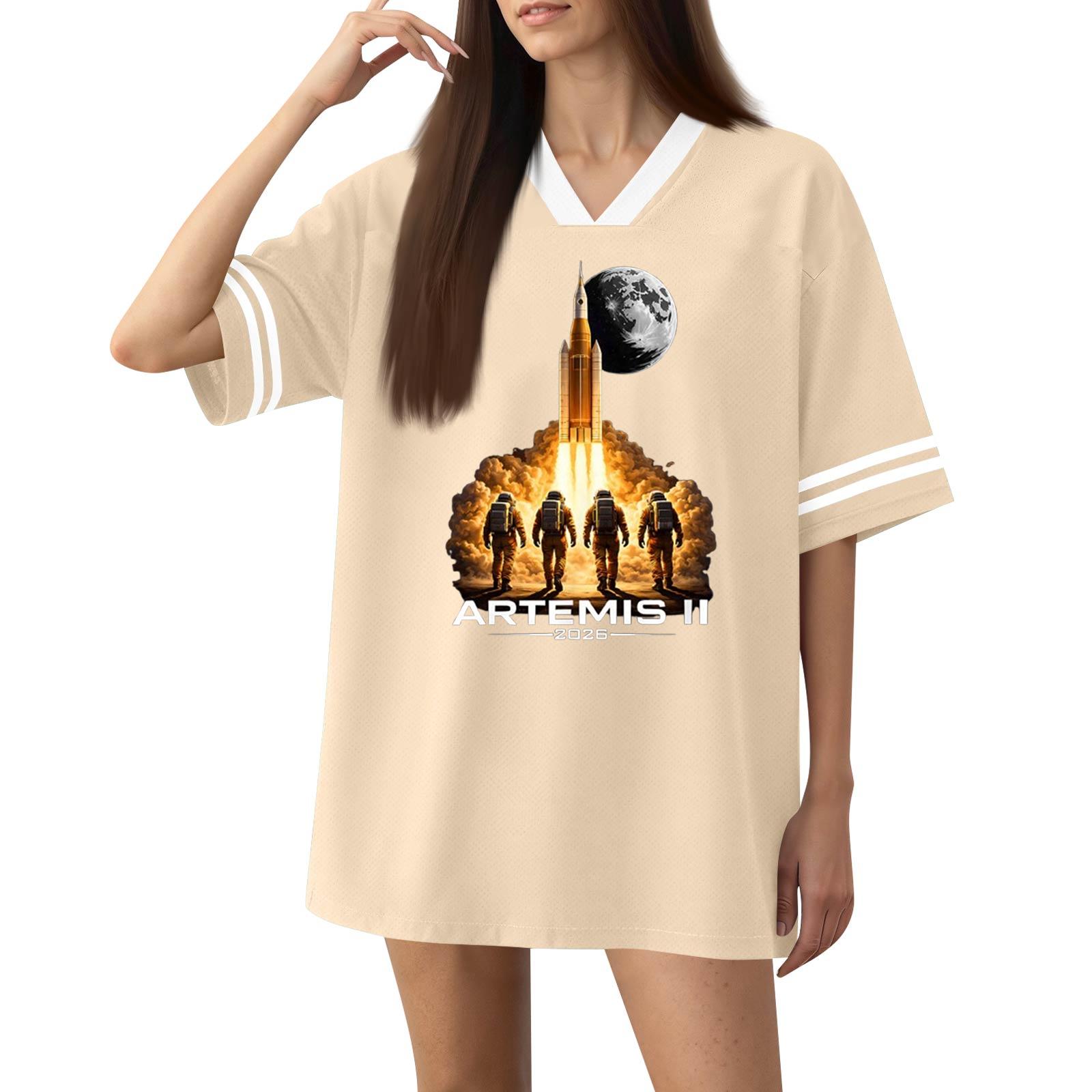Womens V Neck Short Sleeve Printed Sports Jersey T Shirt Top Loose Fit Casual Athletic Tee XXXL бежевый
Womens V Neck Short Sleeve Printed Sports Jersey T Shirt Top Loose Fit Casual Athletic Tee XXXL бежевый
