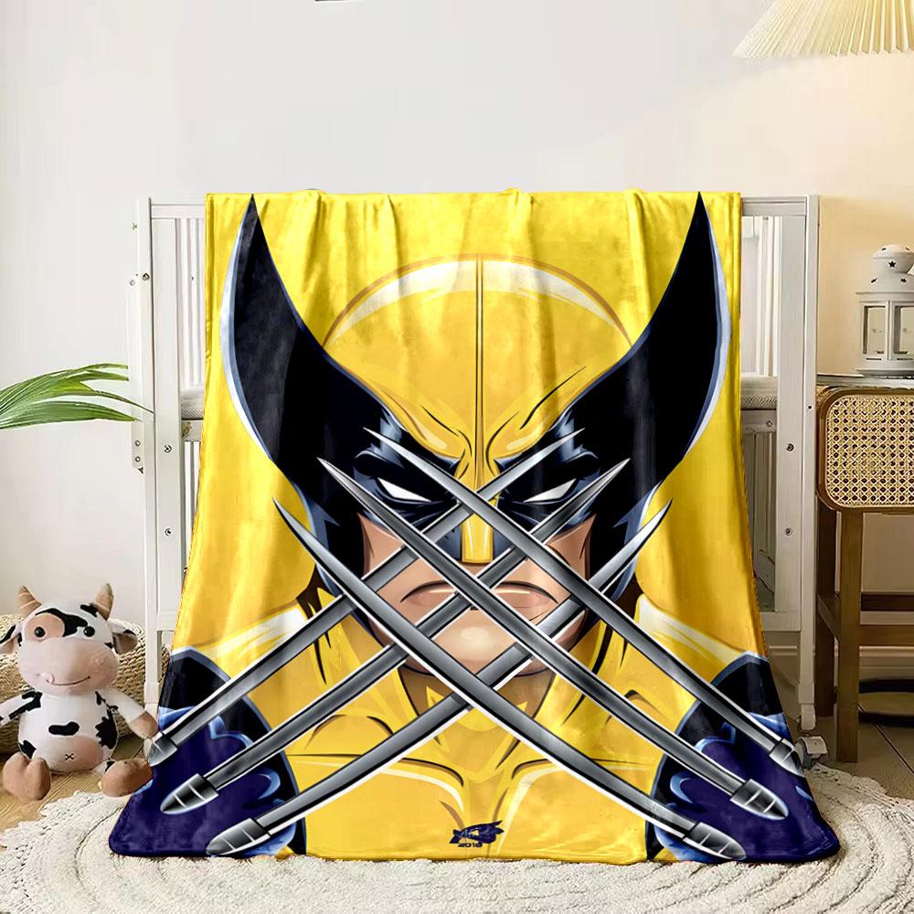 Crossed metallic claws over a masked figure with a yellow background. for all seasons blanket lunch break throw gift 80cm x 120cm
Crossed metallic claws over a masked figure with a yellow background. for all seasons blanket lunch break throw gift 80cm x 120cm