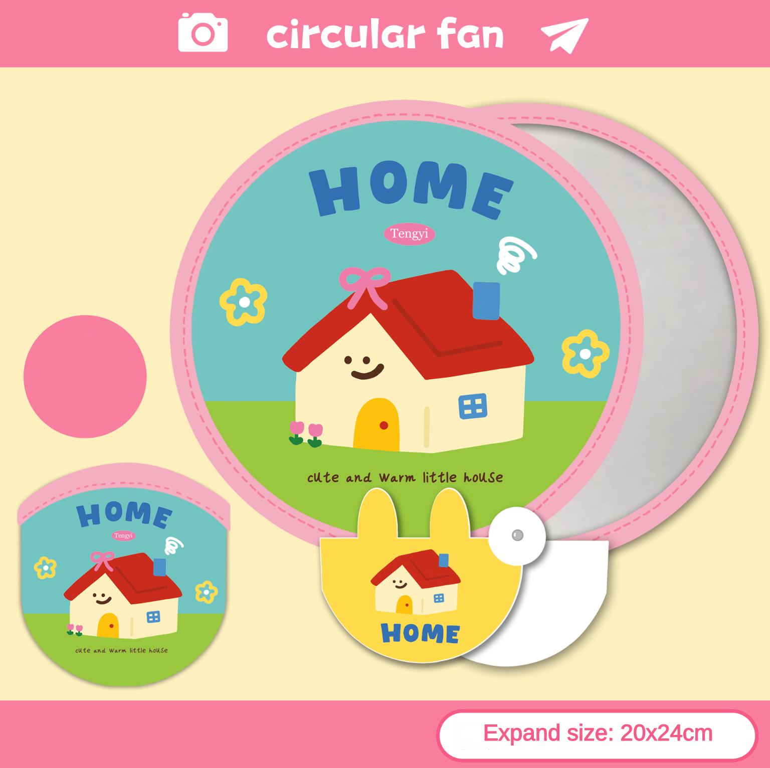 Cute Mini Folding Fan With Photo Reflector Refreshing Outdoor Handheld Round Fan 7.87 inches
Cute Mini Folding Fan With Photo Reflector Refreshing Outdoor Handheld Round Fan 7.87 inches