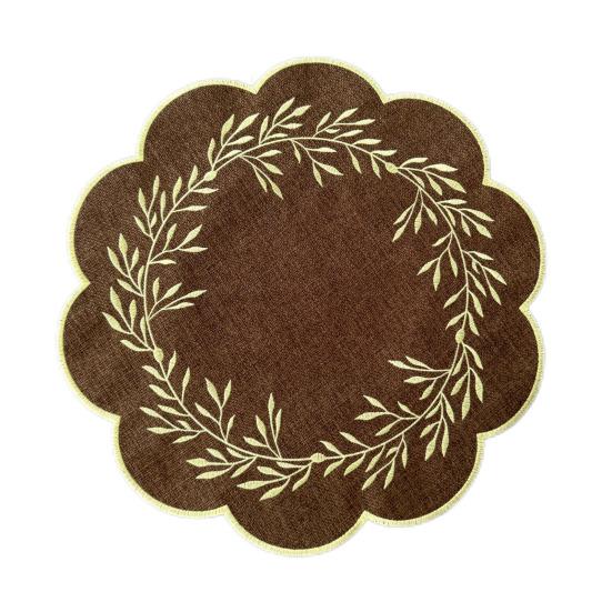 14.96 Placemat with Wavy Lace Embroidered Design Dining Mat Insulated Non-Slip Oil-Resistant Easy Clean Table Mat for Kitchen Restaurant D
14.96 Placemat with Wavy Lace Embroidered Design Dining Mat Insulated Non-Slip Oil-Resistant Easy Clean Table Mat for Kitchen Restaurant D