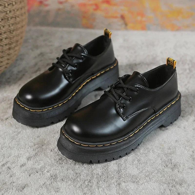 Thick Sole Small Leather Shoes for Women s 2024 Spring and Autumn New British Academy Style Soft Leather Single Shoes 35 матовый черный
Thick Sole Small Leather Shoes for Women s 2024 Spring and Autumn New British Academy Style Soft Leather Single Shoes 35 матовый черный