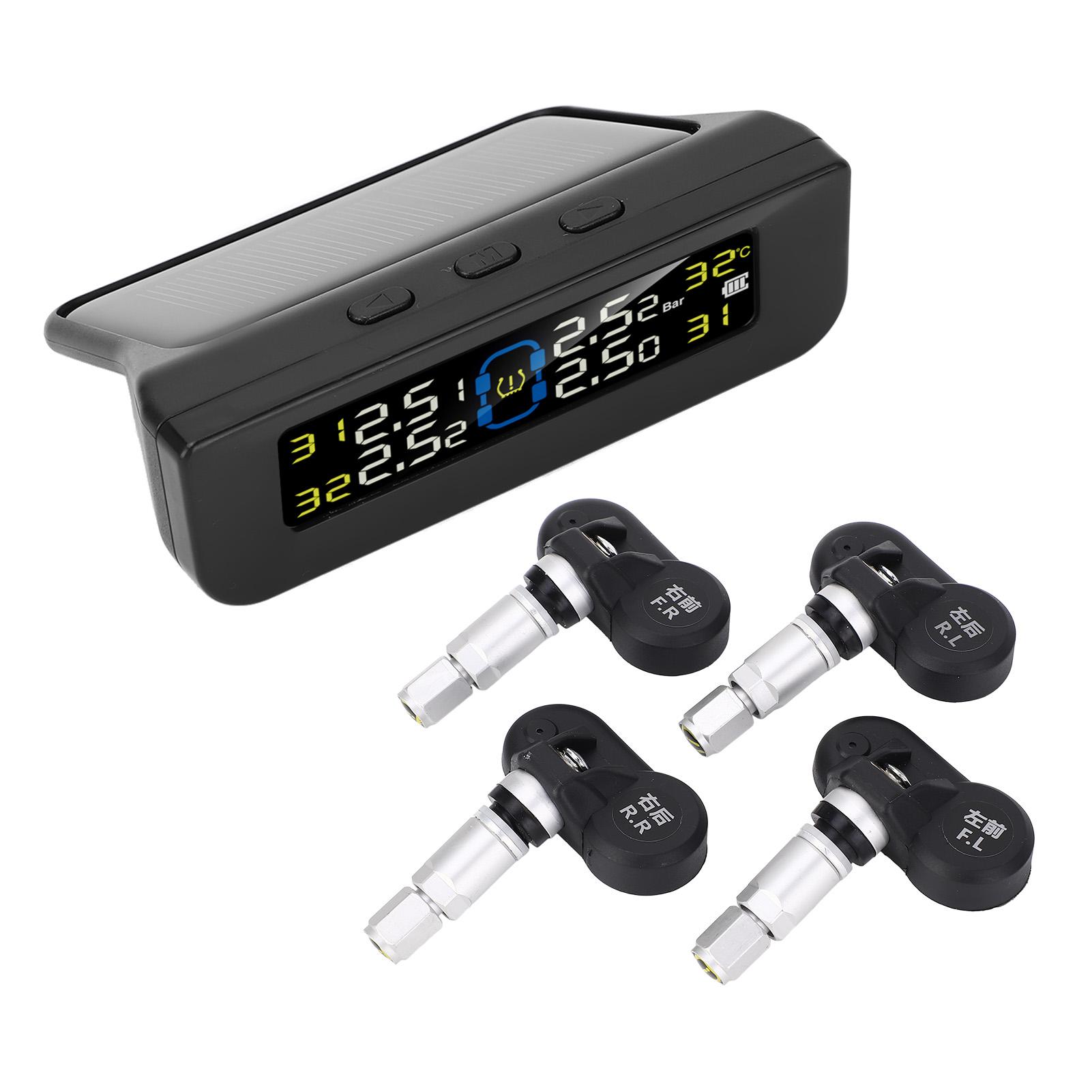 Система контроля давления в шинах Беспроводная солнечная TPMS Монитор давления в шинах с 4 датчиками ЖК-дисплей для автомобиля
Система контроля давления в шинах Беспроводная солнечная TPMS Монитор давления в шинах с 4 датчиками ЖК-дисплей для автомобиля