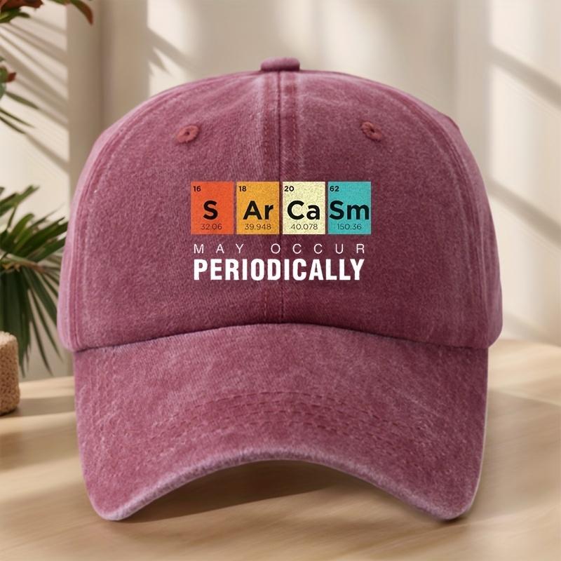 PERIODICALLY ChemistryThemed Baseball Cap Soft Vintage Washed Style with Adjustable Snapback Polyester Material One Size
PERIODICALLY ChemistryThemed Baseball Cap Soft Vintage Washed Style with Adjustable Snapback Polyester Material One Size