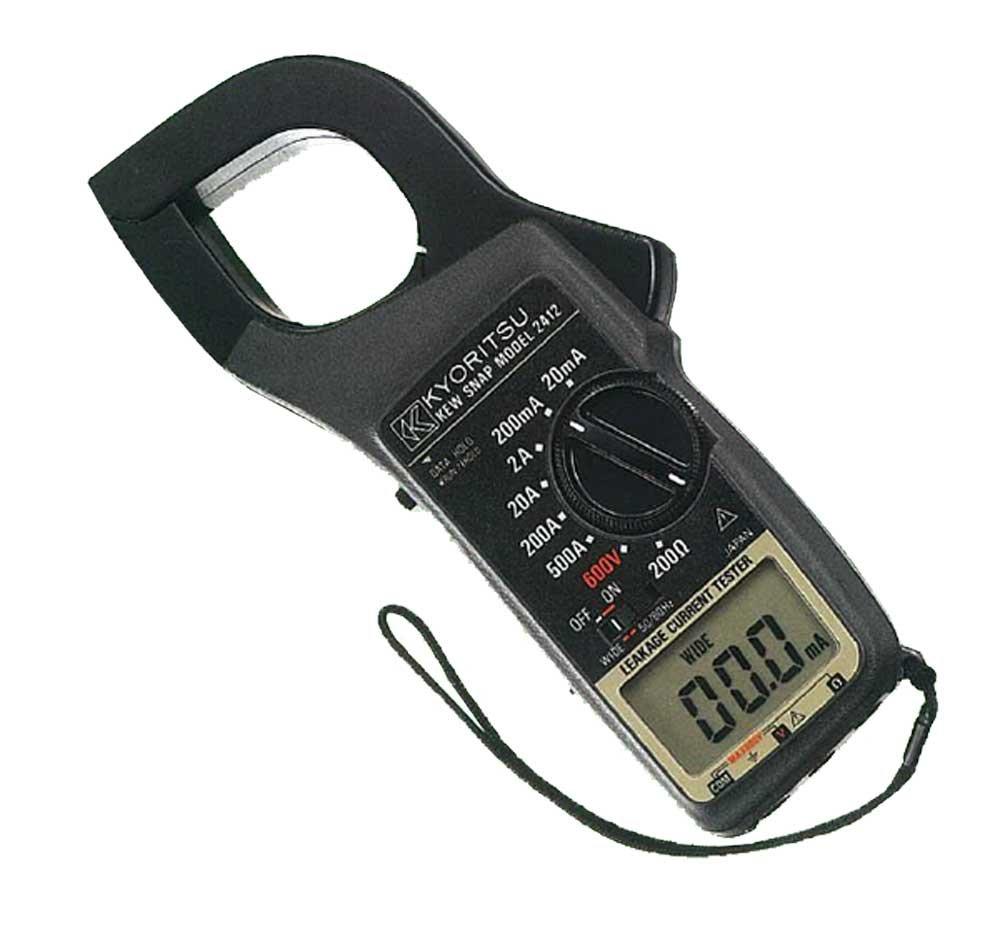 Kyoritsu Electric Meter 2412 Clamp meter for measuring cue leakage and load current (KYORITSU) snap, current,
Kyoritsu Electric Meter 2412 Clamp meter for measuring cue leakage and load current (KYORITSU) snap, current,