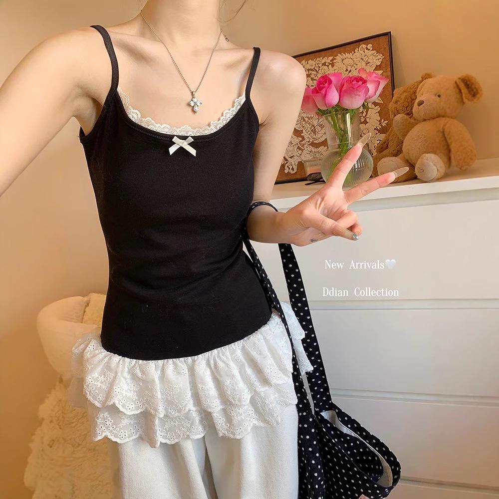 Women s White Bow Strap Layered Tank Top with Lace Trim - Spring/Summer 2025 Collection Extra Large
Women s White Bow Strap Layered Tank Top with Lace Trim - Spring/Summer 2025 Collection Extra Large