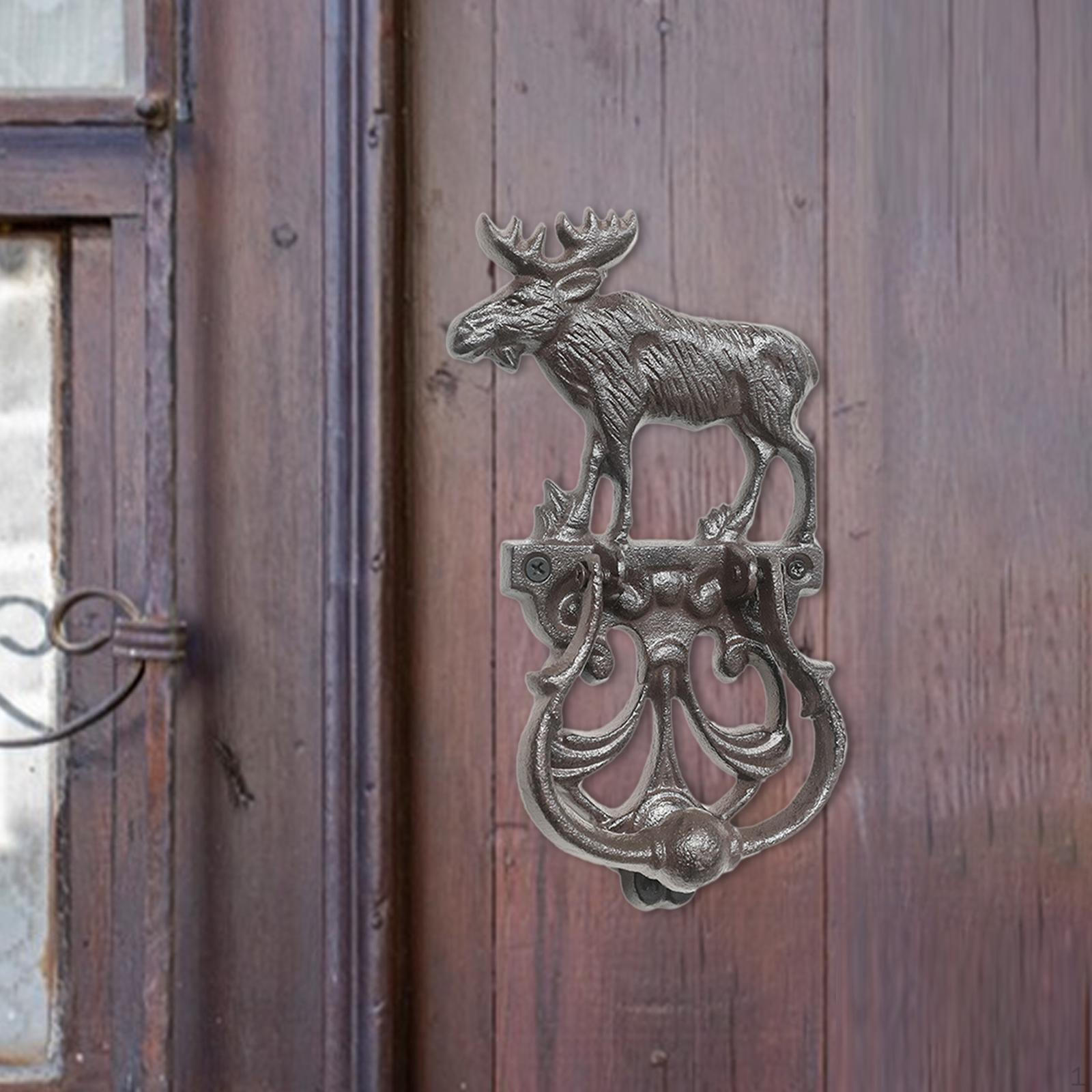 Elk Door Knocker Vintage Easy to Install Home Decor Exterior Doors Hardware Creative Durability
Elk Door Knocker Vintage Easy to Install Home Decor Exterior Doors Hardware Creative Durability