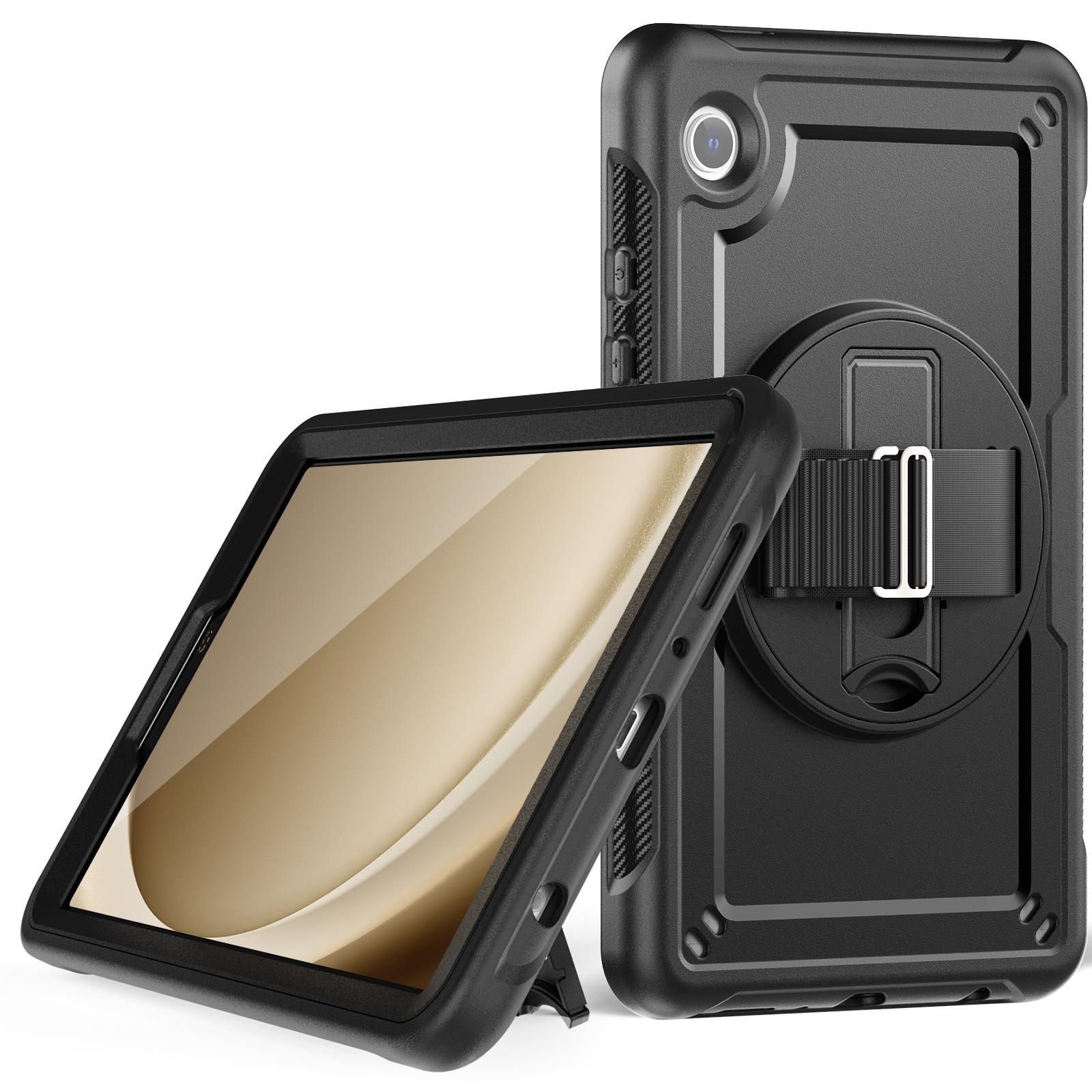 For Samsung Galaxy Tab A9 (SM-X110/SM-X115) Protective Case Kickstand Hand Strap Tablet Cover Black
For Samsung Galaxy Tab A9 (SM-X110/SM-X115) Protective Case Kickstand Hand Strap Tablet Cover Black