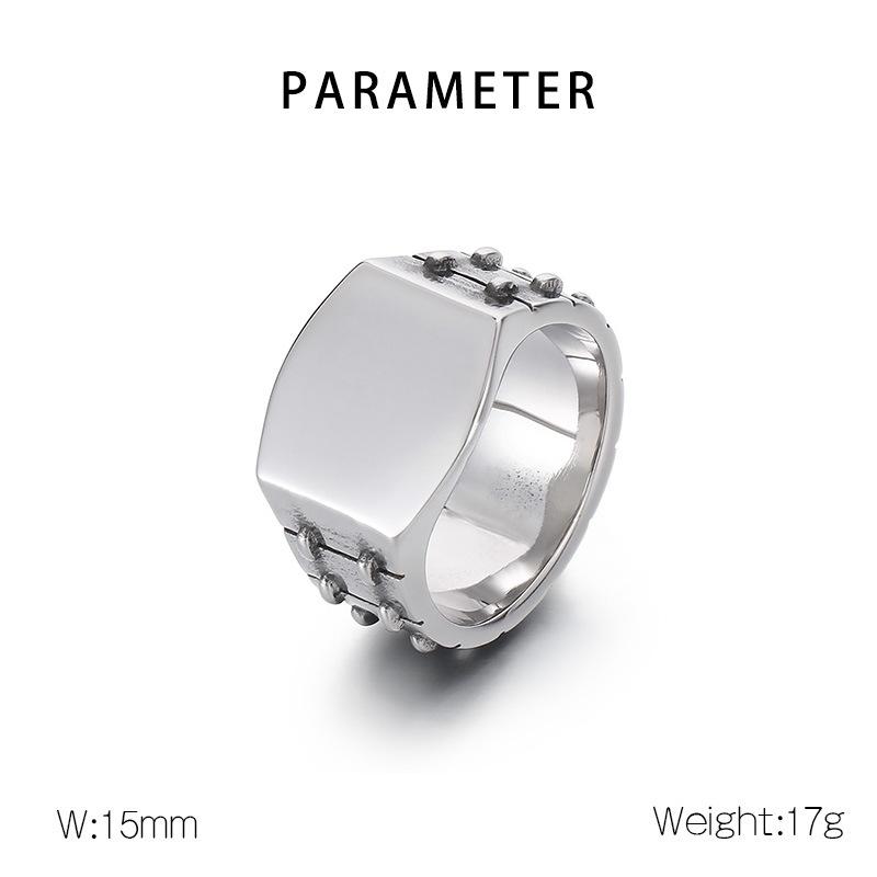 Прямая поставка Тренд Не выцветающее кольцо, Панк Креативная лазерная гравировка Нержавеющая сталь Мужское кольцо-локомотив No. 12
Прямая поставка Тренд Не выцветающее кольцо, Панк Креативная лазерная гравировка Нержавеющая сталь Мужское кольцо-локомотив No. 12