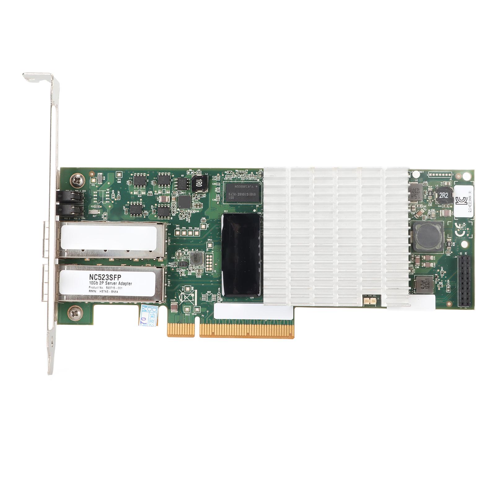 Серверний адаптер 10 ГБ 2 порти SFP PCI Express X8 Plug and Play LED-індикатор Мережева карта PCIe для
Серверний адаптер 10 ГБ 2 порти SFP PCI Express X8 Plug and Play LED-індикатор Мережева карта PCIe для