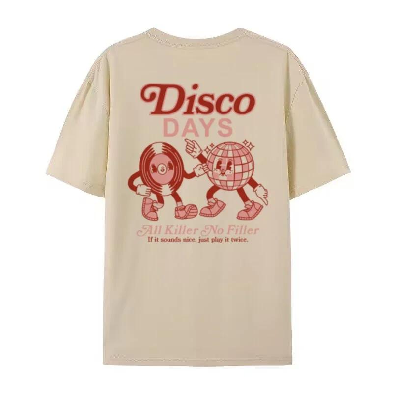 Back Print Disco Days Graphic Tees Hippie Funny Music T Shirt Fashion Streetwear Tops 80s Retro Women Unisex Clothing Oversized 2XL
Back Print Disco Days Graphic Tees Hippie Funny Music T Shirt Fashion Streetwear Tops 80s Retro Women Unisex Clothing Oversized 2XL