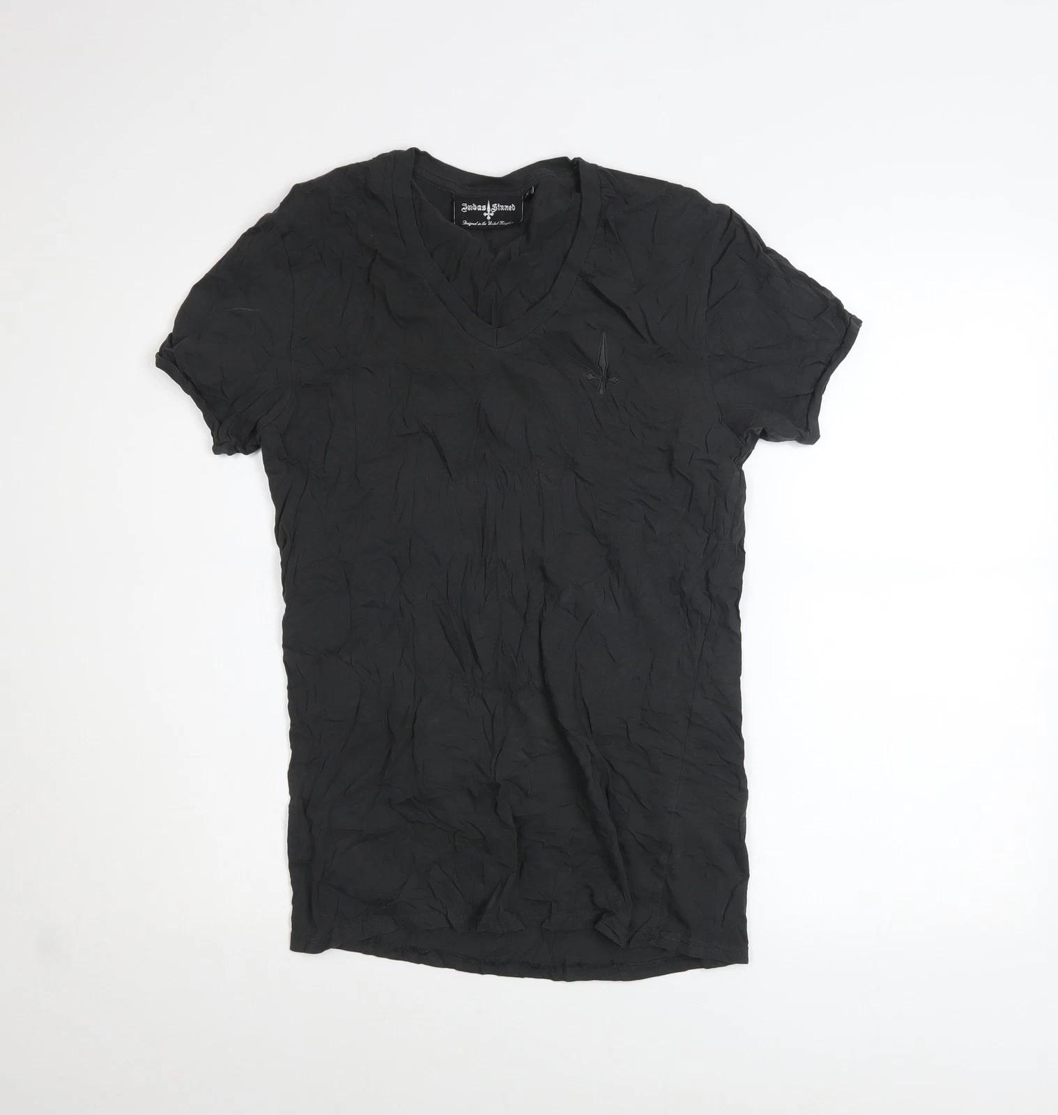Judas Sinned Women s Black V-Neck Slim Fit Cotton T-Shirt Size 10 3XL
Judas Sinned Women s Black V-Neck Slim Fit Cotton T-Shirt Size 10 3XL