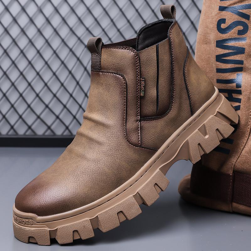 Chelsea boots men s 2025 autumn new men s fashion trend Martin boots casual simple boots men s shoes 38
Chelsea boots men s 2025 autumn new men s fashion trend Martin boots casual simple boots men s shoes 38