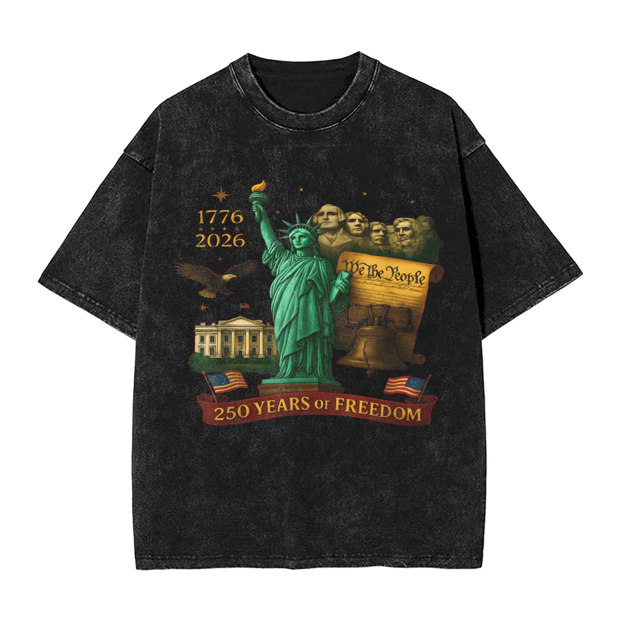 Vintage USA Flag Years Graphic T Shirt Washed Oversized Unisex Short Sleeve Casual Patriotic Streetwear Tee Tops S
Vintage USA Flag Years Graphic T Shirt Washed Oversized Unisex Short Sleeve Casual Patriotic Streetwear Tee Tops S