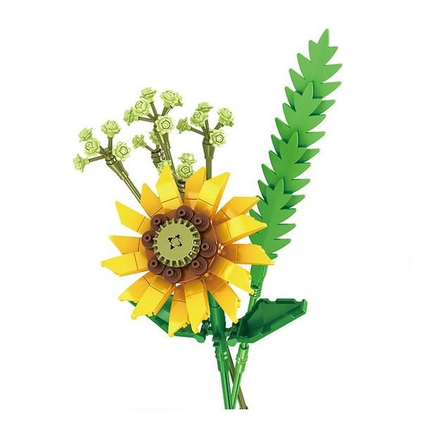 Сборка букета из наноблоков своими руками, подсолнух, популярные корейские игрушки
Сборка букета из наноблоков своими руками, подсолнух, популярные корейские игрушки
