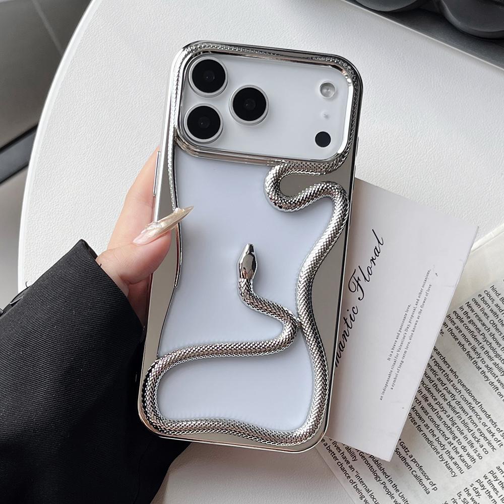 Orange 3D Snake Hollow Dissipate Heat Phone Case For iPhone 17 Air 16 15 14 13 12 11 Pro Max Electroplated Shockproof Soft Cover iPhone 11
Orange 3D Snake Hollow Dissipate Heat Phone Case For iPhone 17 Air 16 15 14 13 12 11 Pro Max Electroplated Shockproof Soft Cover iPhone 11