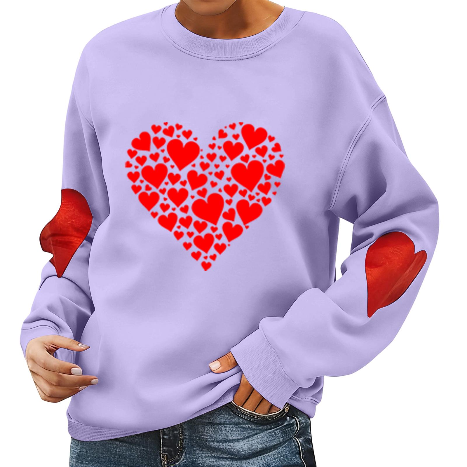Ladies Valentine s Day Printed Casual Long Sleeved Sports Hoodie Top XXL фіолетовий
Ladies Valentine s Day Printed Casual Long Sleeved Sports Hoodie Top XXL фіолетовий