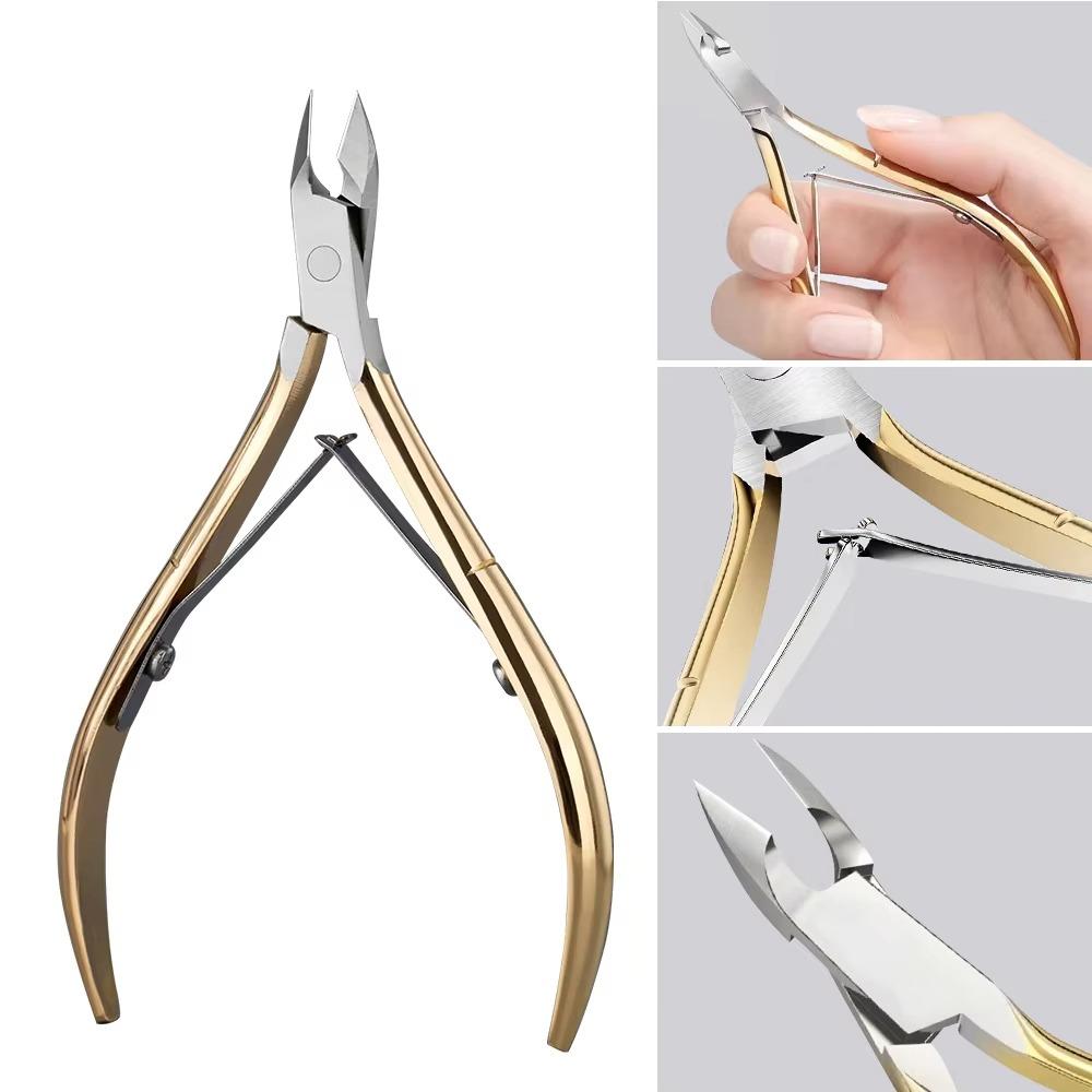 Durable Stainless Steel Nail Clippers Double Spring Professional Cuticle Nipper Dead Skin Remover for Nail Care Manicure Kits золотий
Durable Stainless Steel Nail Clippers Double Spring Professional Cuticle Nipper Dead Skin Remover for Nail Care Manicure Kits золотий