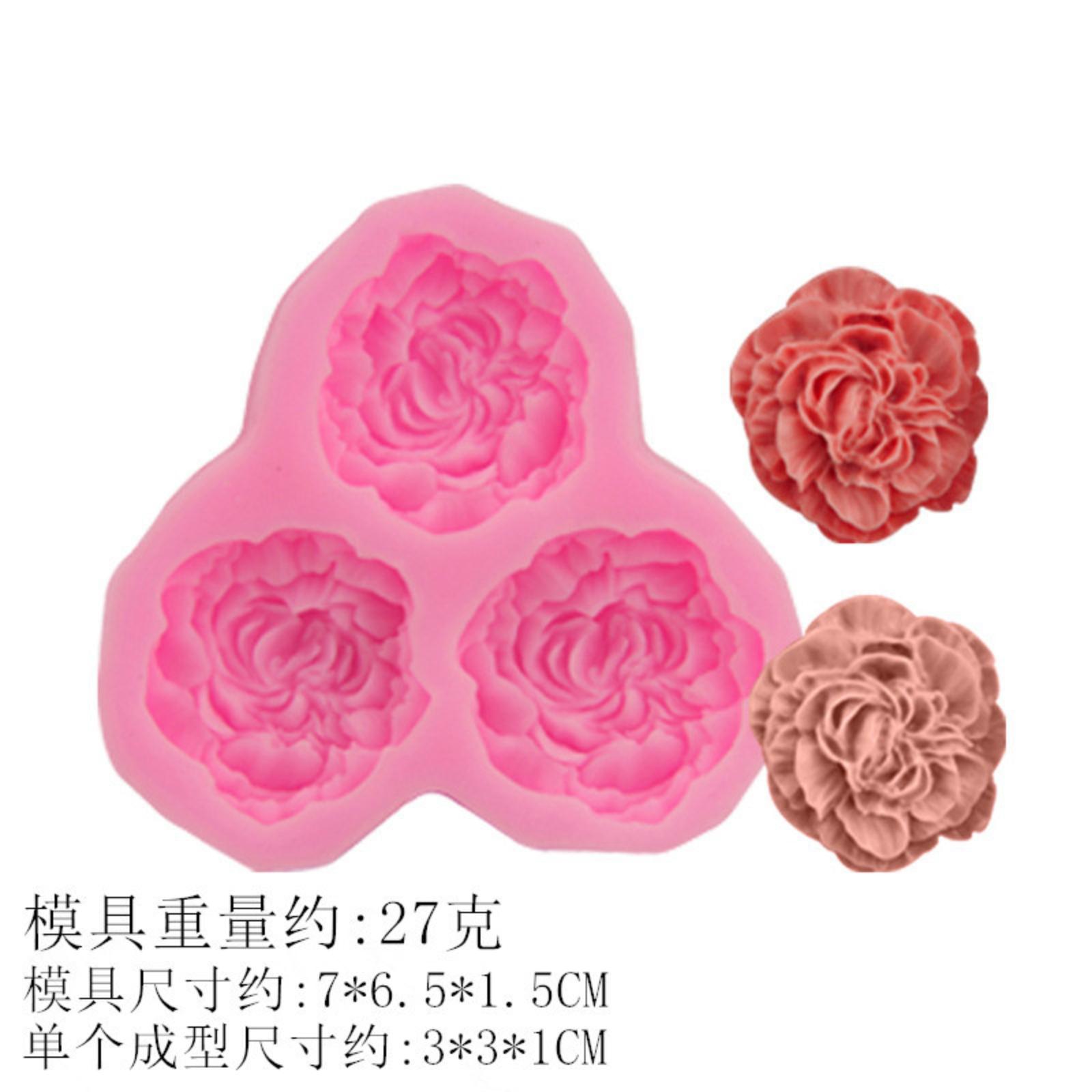 Silicone Fondant Mold Rose Flower Series Flexible Baking Mold for Cake Decorating Chocolate Candy Soap Resin Crafting One Size
Silicone Fondant Mold Rose Flower Series Flexible Baking Mold for Cake Decorating Chocolate Candy Soap Resin Crafting One Size
