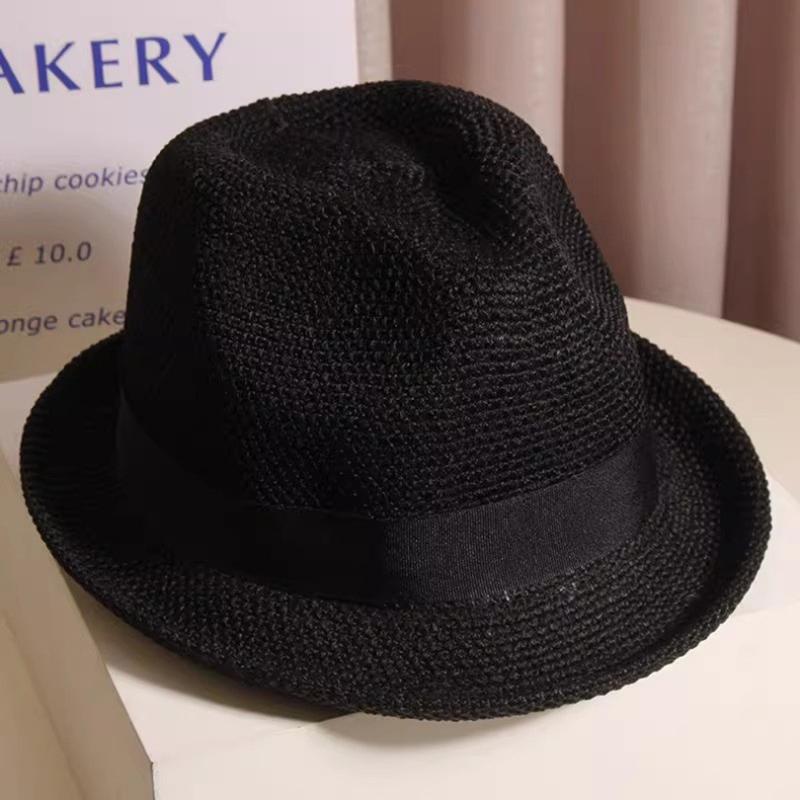 2025 Small Brim Fedoras Bucket Hat Women s Straw Hat Beach Hats Sun Caps Hat Male Hats For Women Luxury Designer Brand Golf Cap чорний
2025 Small Brim Fedoras Bucket Hat Women s Straw Hat Beach Hats Sun Caps Hat Male Hats For Women Luxury Designer Brand Golf Cap чорний