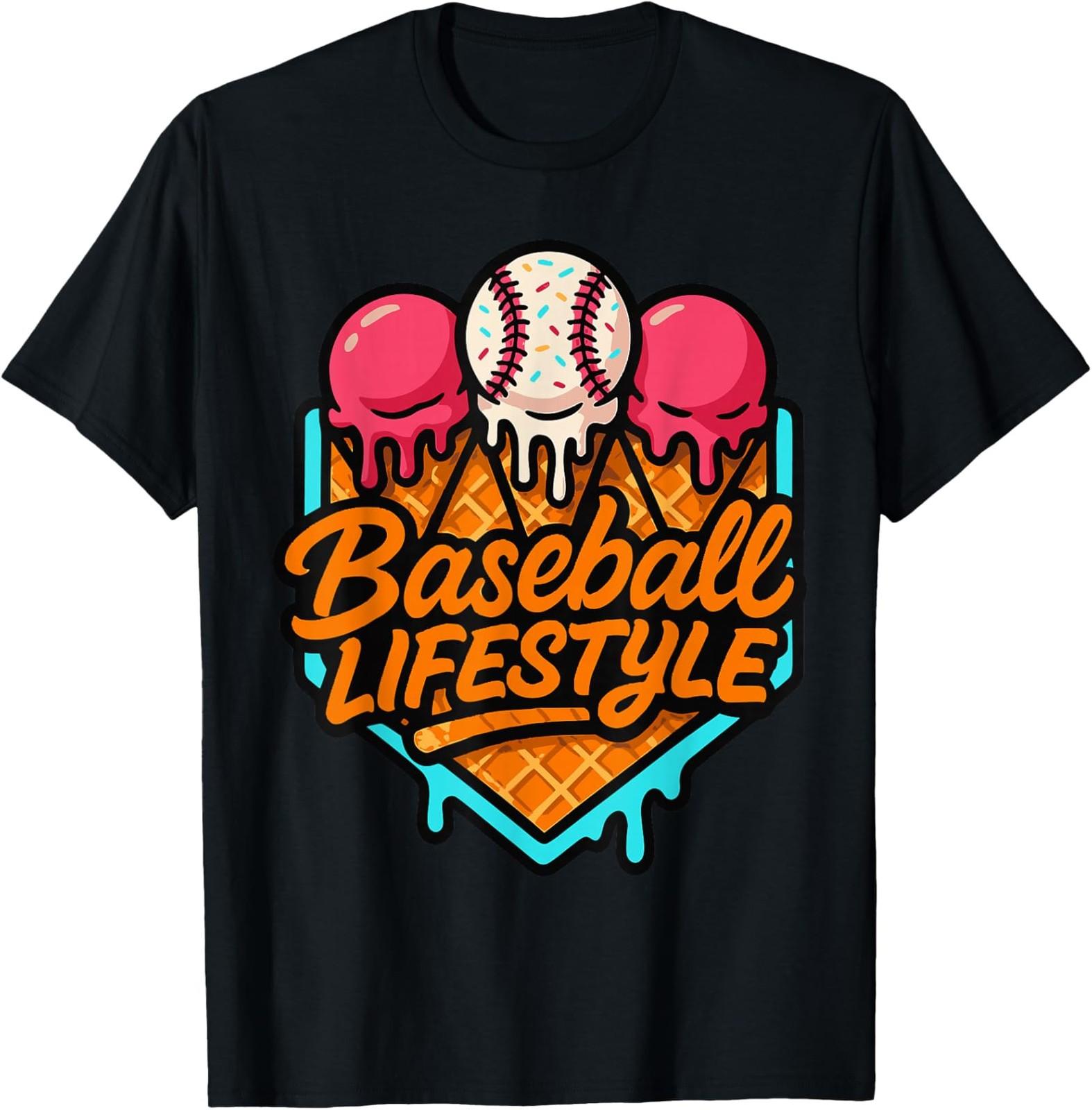 Baseball Lifestyle 101 Apparel Youth Baseball Drip Icecream T-Shirt 5XL різнокольоровий
Baseball Lifestyle 101 Apparel Youth Baseball Drip Icecream T-Shirt 5XL різнокольоровий