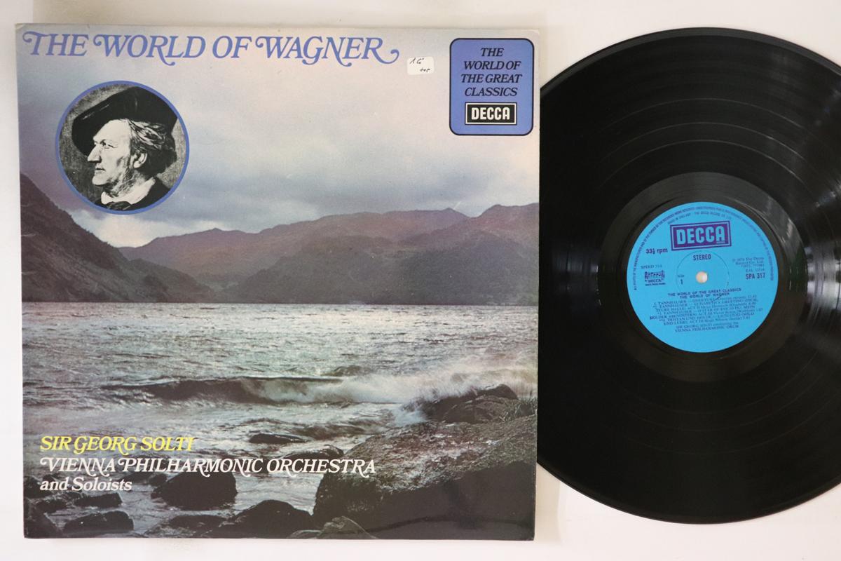 LP Record GEORG SOLTI, WIENER PHILHARMONIKER - World Of Wagner SPA317 DECCA 1974 UK Classical Used
LP Record GEORG SOLTI, WIENER PHILHARMONIKER - World Of Wagner SPA317 DECCA 1974 UK Classical Used