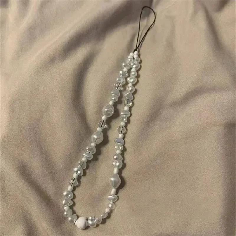 Luxury Pearl Love Heart Short Hand Wrist Lanyard Simplicity Short Phone Strap For Cell Phone Earphones Backpack Camera Chain 1
Luxury Pearl Love Heart Short Hand Wrist Lanyard Simplicity Short Phone Strap For Cell Phone Earphones Backpack Camera Chain 1