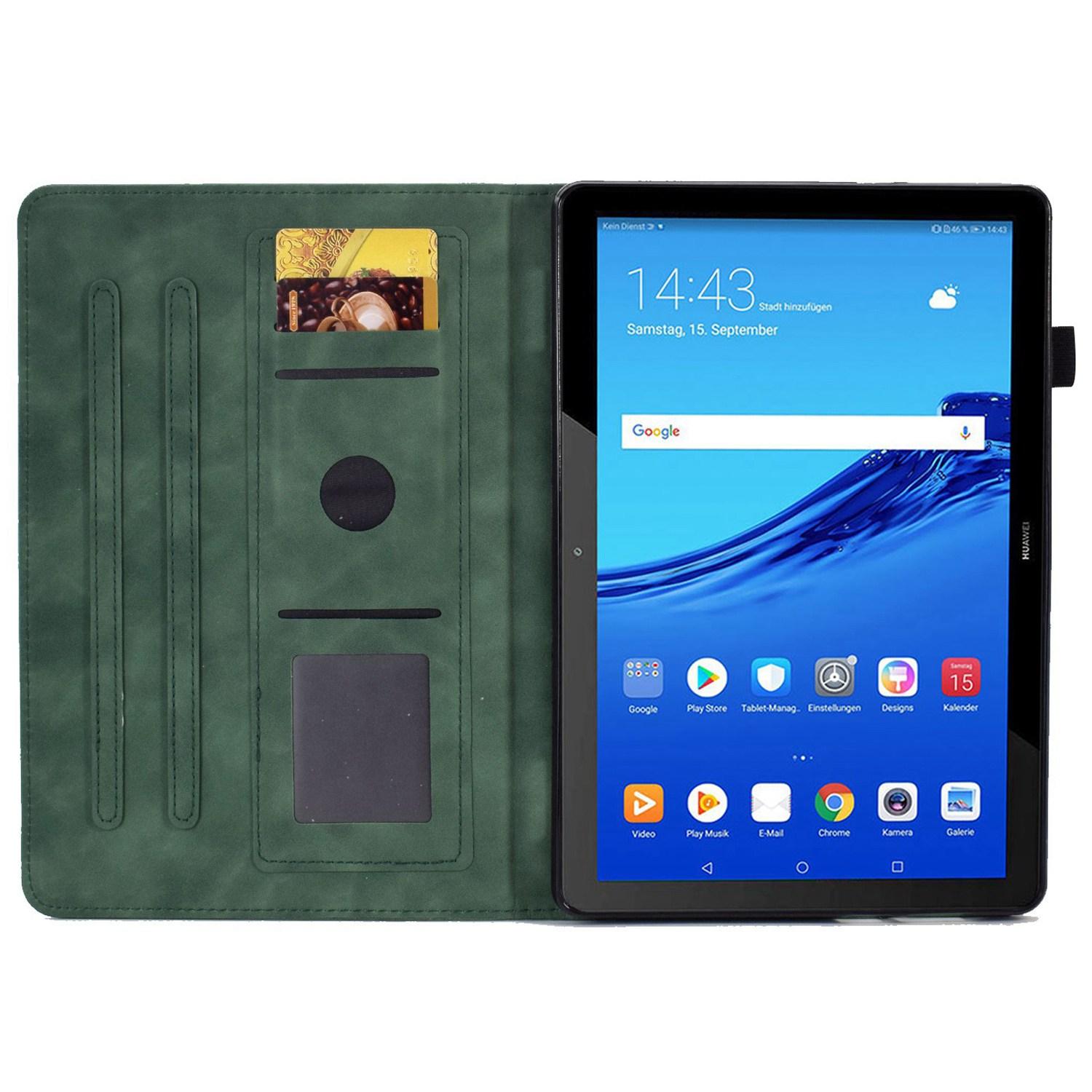 For Huawei MediaPad T5 10.1 Pattern Imprinted Smart Tablet Case PU Leather Card Slots Folio Stand Cover with Pencil Holder Green
For Huawei MediaPad T5 10.1 Pattern Imprinted Smart Tablet Case PU Leather Card Slots Folio Stand Cover with Pencil Holder Green