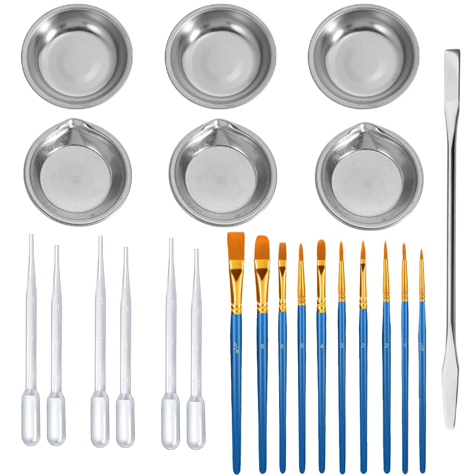 Samcos Plastic Model Painting Includes 10 Paint 1 Mixing 6 Paint and 6 Droppers Set, 23-Piece Set, Brushes, Stick, Trays,
Samcos Plastic Model Painting Includes 10 Paint 1 Mixing 6 Paint and 6 Droppers Set, 23-Piece Set, Brushes, Stick, Trays,