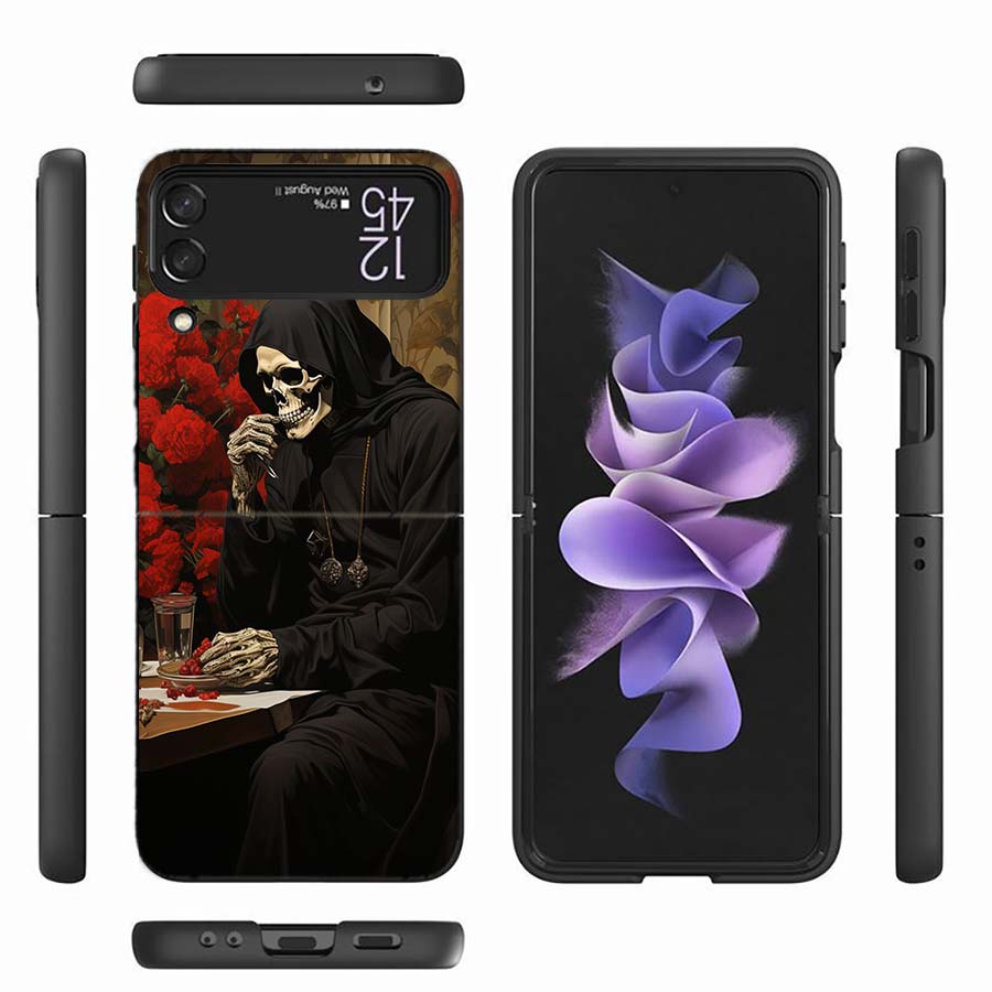 Grim Reaper Skull Skeleton Phone Case For Samsung Z Flip 6 7 5G Z Flip 5 Galaxy Z Flip 3 4 5G ZFlip Shockproof Hard Cover TPU PC Galaxy Z Flip 5 5G
Grim Reaper Skull Skeleton Phone Case For Samsung Z Flip 6 7 5G Z Flip 5 Galaxy Z Flip 3 4 5G ZFlip Shockproof Hard Cover TPU PC Galaxy Z Flip 5 5G