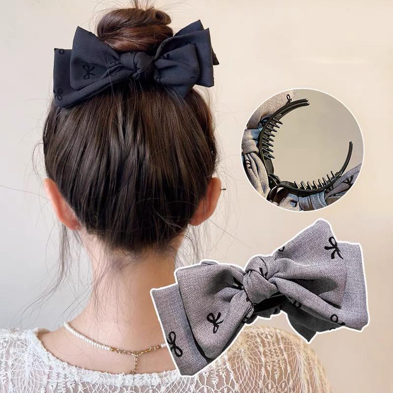 Double Ribbon Bow Tie Hair Claws Clip Big Shark Claw Hair Clips Hairpin Barrettes For Ponytail Women Hair Accessories
Double Ribbon Bow Tie Hair Claws Clip Big Shark Claw Hair Clips Hairpin Barrettes For Ponytail Women Hair Accessories