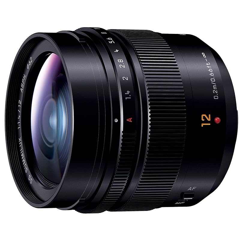 Panasonic single focus wide angle lens for micro four thirds leica DG SUMMILUX 12mm/F1.4 ASPH. H-X012
Panasonic single focus wide angle lens for micro four thirds leica DG SUMMILUX 12mm/F1.4 ASPH. H-X012