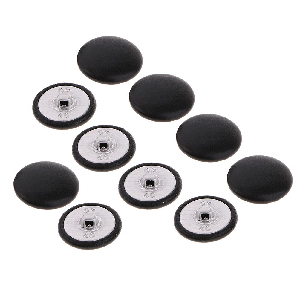 10Pcs Artificial Leather Covered Upholstery Buttons Sewing Crafts 25mm Round чорний
10Pcs Artificial Leather Covered Upholstery Buttons Sewing Crafts 25mm Round чорний