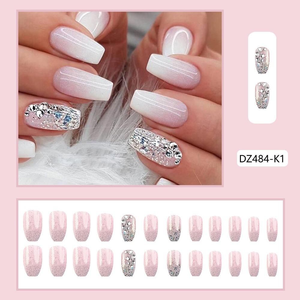 Градиентные накладные ногти | Цветочные блестящие стразы Средние ногти-гроб балет Клейкий набор с клейкими вкладками Пилка для ногтей для женщин
Градиентные накладные ногти | Цветочные блестящие стразы Средние ногти-гроб балет Клейкий набор с клейкими вкладками Пилка для ногтей для женщин