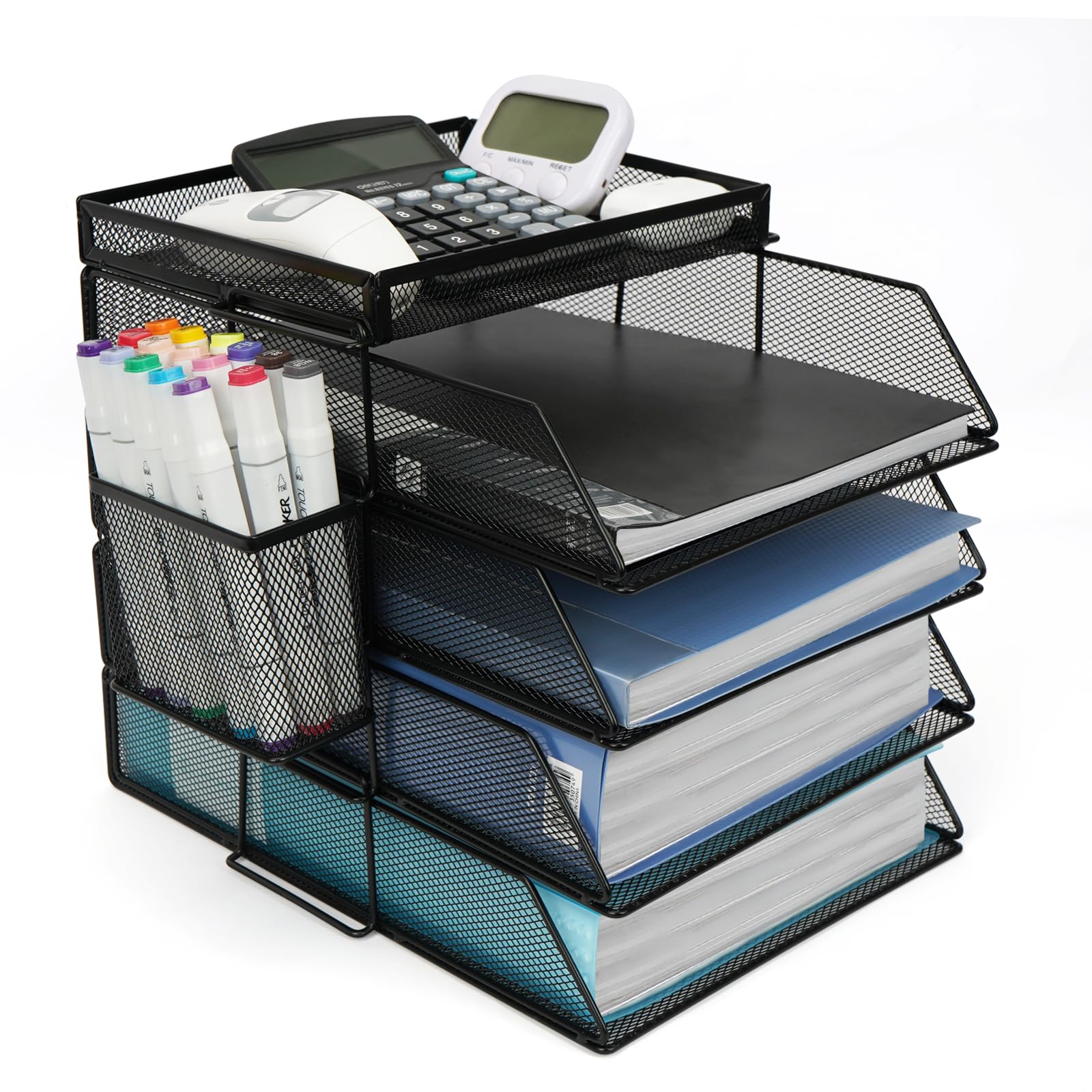 YGORTECH Документ A4 Письмо Вертикальное Письмо Настольный Документ Штабелируемый Чехол для хранения документов с ручкой Сетчатый Металлический Документ Хранение мелких предметов для и чёрный
YGORTECH Документ A4 Письмо Вертикальное Письмо Настольный Документ Штабелируемый Чехол для хранения документов с ручкой Сетчатый Металлический Документ Хранение мелких предметов для и чёрный