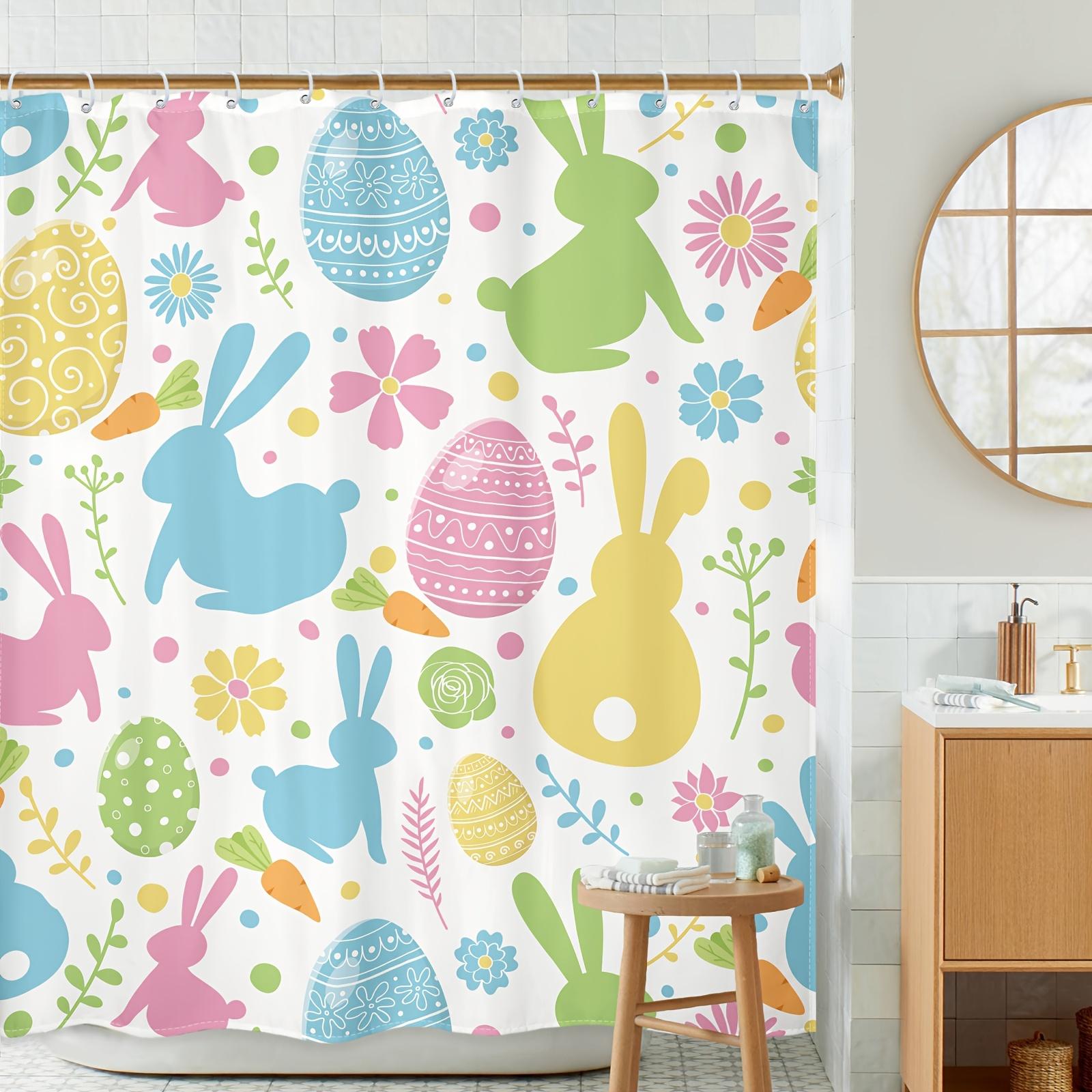 1Pc Shower Curtain - Vibrant Easter Design With Bunnies, Eggs, And Flowers For A Festive Bathroom Waterproof W60H190(CM)-1 Pcs
1Pc Shower Curtain - Vibrant Easter Design With Bunnies, Eggs, And Flowers For A Festive Bathroom Waterproof W60H190(CM)-1 Pcs