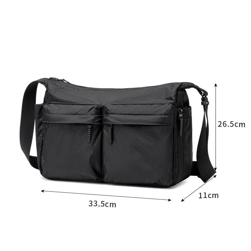 Men S Bag Casual Messenger Bag Shoulder Bag Large Capacity Computer Bag Multi-Pocket Sports Satchel Outdoor чорний
Men S Bag Casual Messenger Bag Shoulder Bag Large Capacity Computer Bag Multi-Pocket Sports Satchel Outdoor чорний