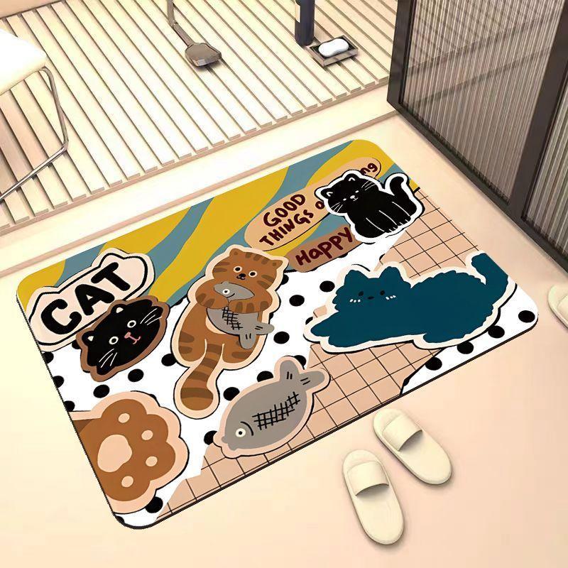Винтажный американский мультяшный коврик для ванной комнаты с диатомовой грязью, впитывающий нескользящий коврик для спальни, ванной комнаты, входа в дом, ковер 40X60cm 15.7X23.6in
Винтажный американский мультяшный коврик для ванной комнаты с диатомовой грязью, впитывающий нескользящий коврик для спальни, ванной комнаты, входа в дом, ковер 40X60cm 15.7X23.6in